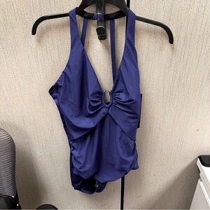Magicsuit Bling Medium Blue Size16 NWT